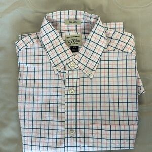 J.Crew stretch, button-down shirt